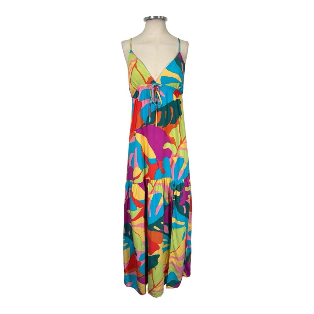 L*Space Victoria Copacabana Tropical Print Sleeveless Maxi Dress Size XS - Picture 2 of 11